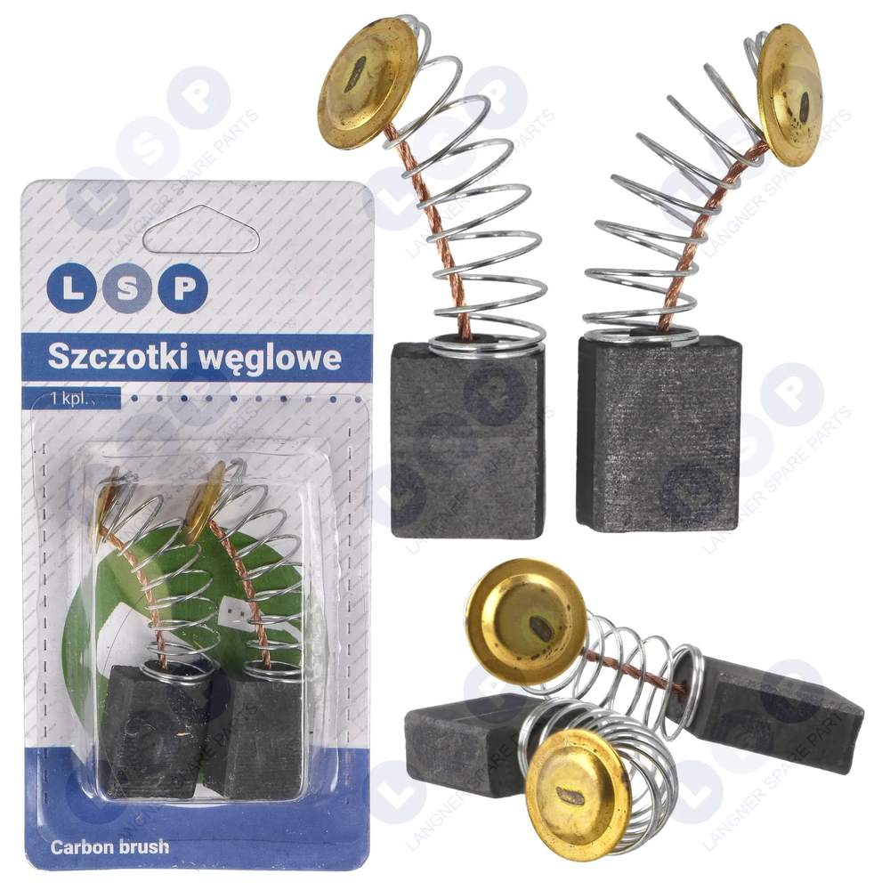 Uhlíkové kefy 7,5 x 14 x 18 mm univerzálne brúsky pílky vŕtačky